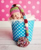 Gorro longo.